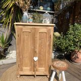 Parisian sideboard in solid thick pine / high
