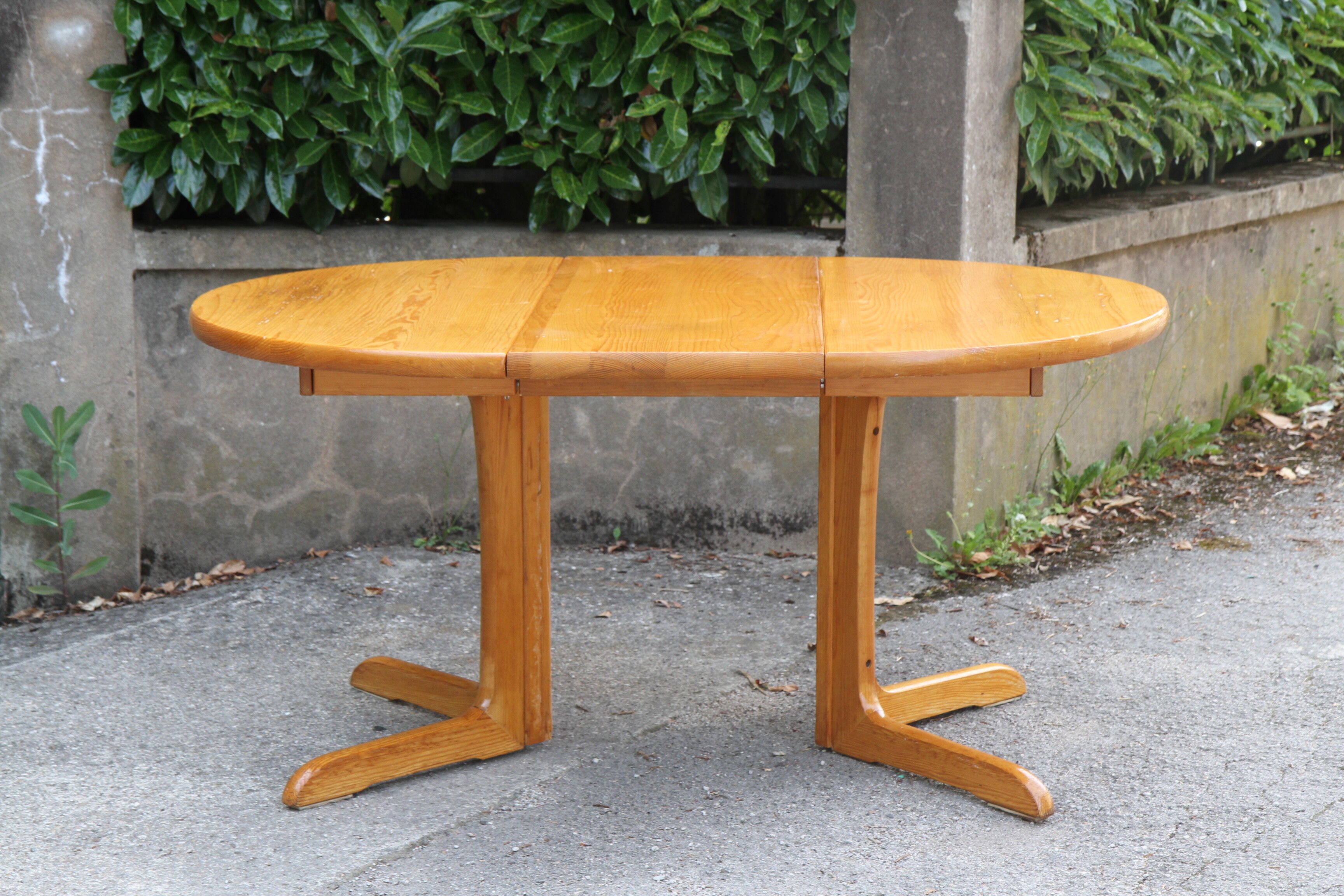 200cm pine expandable dining table