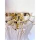 Contemporary Diamanted Transparent “Selle-Petali ” Murano Glass Wall Sconce
