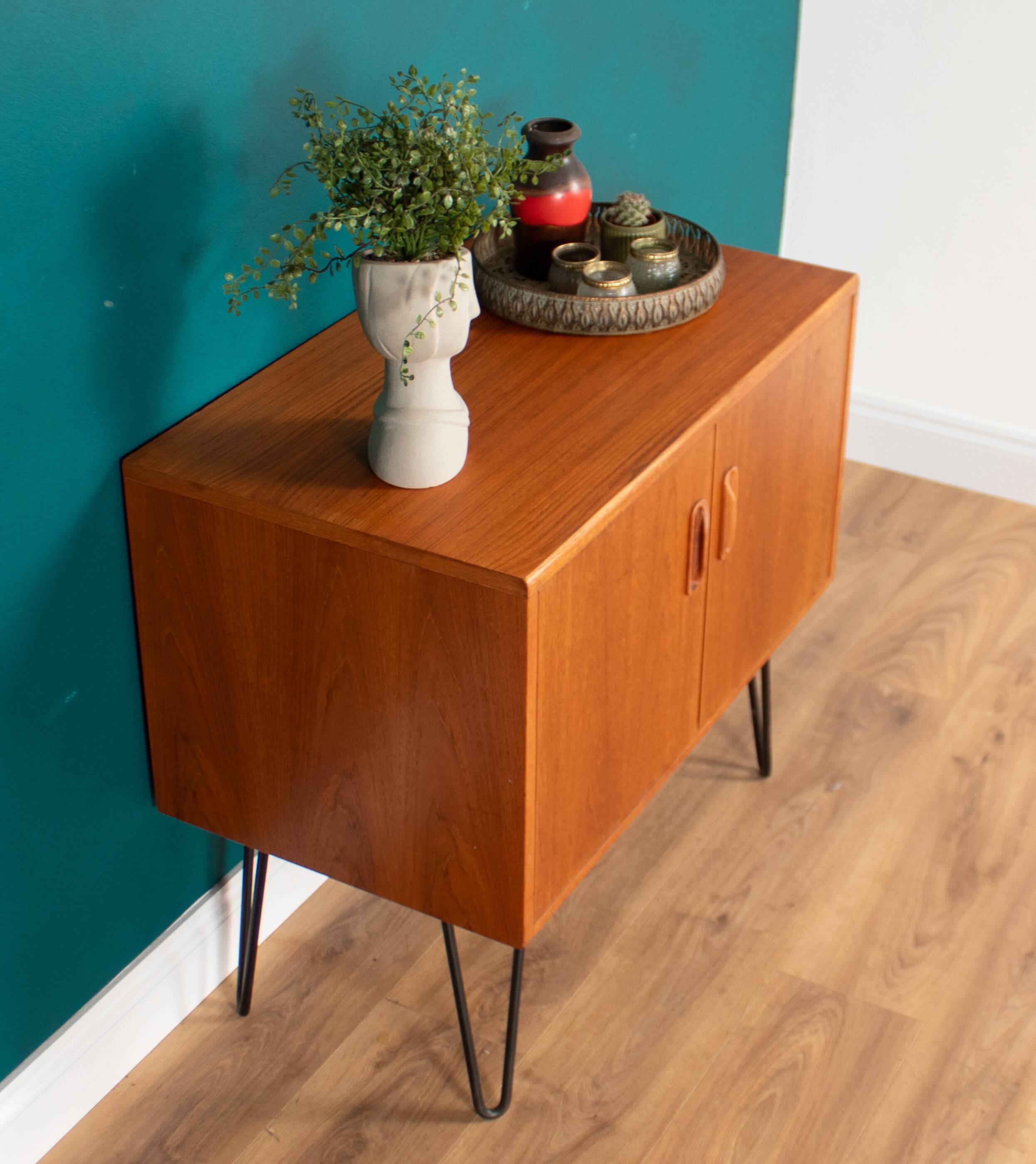 Retro Teak G Plan Fresco Sideboard TV Cabinet Drinks Cabinet By Victor Wilkins