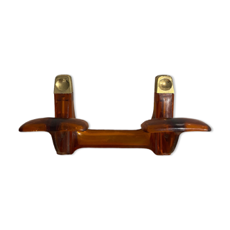 Orange transparent plastic hook