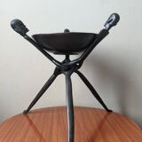 Tripod pocket emptier handcrafted African art ethnic tribal decoration