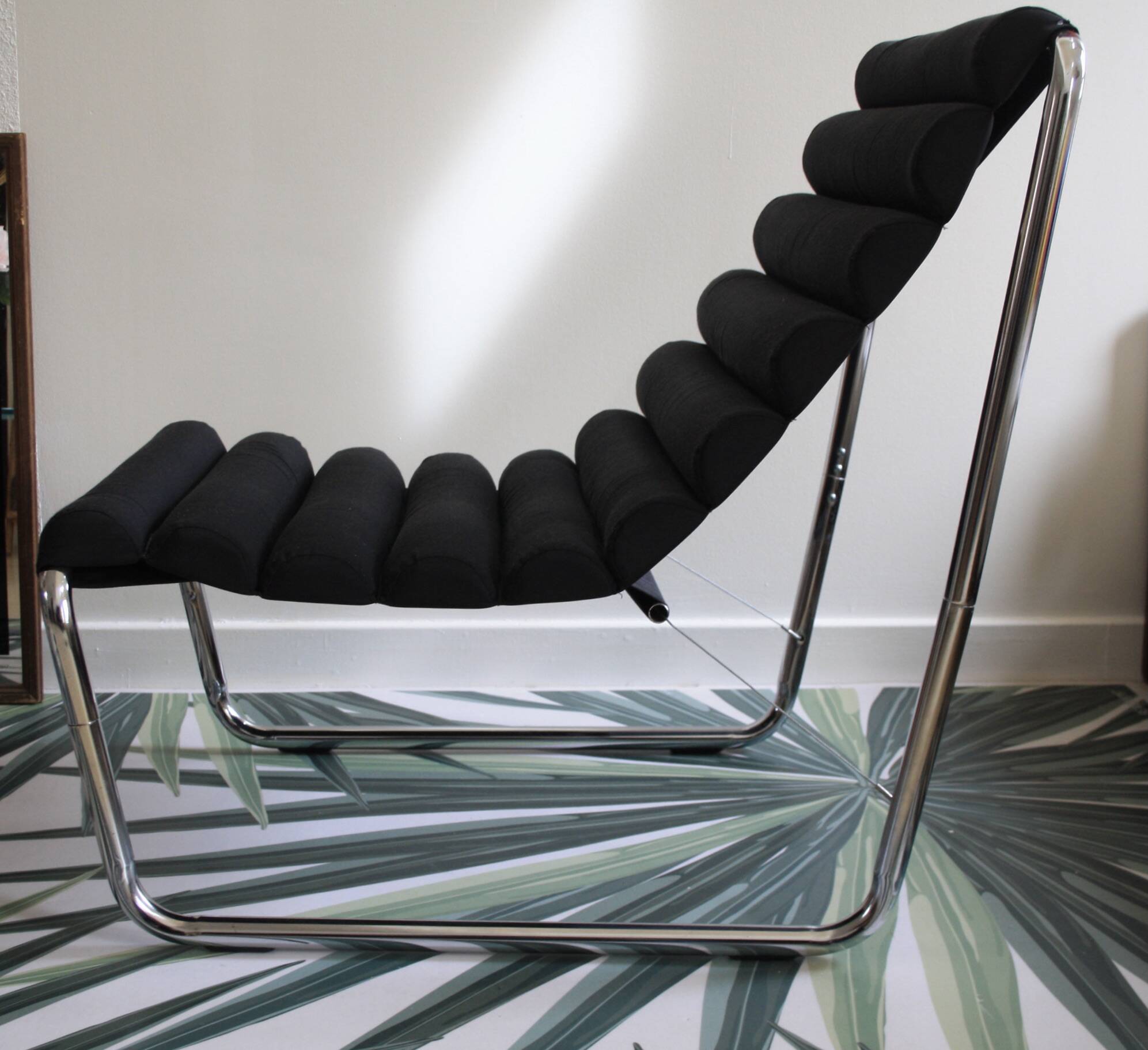Fauteuil suspendu assise boudins
