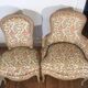 Louis XV-style shepherdess chair - matching chair