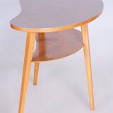 Original Beech MidCentury Small Table, Well Preserved Condition, Czechia, 1950s