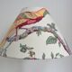 Abat-jour toile vintage oiseau