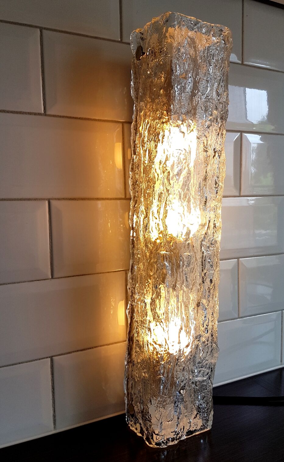 Kaiser leuchten ice glass wall lamp