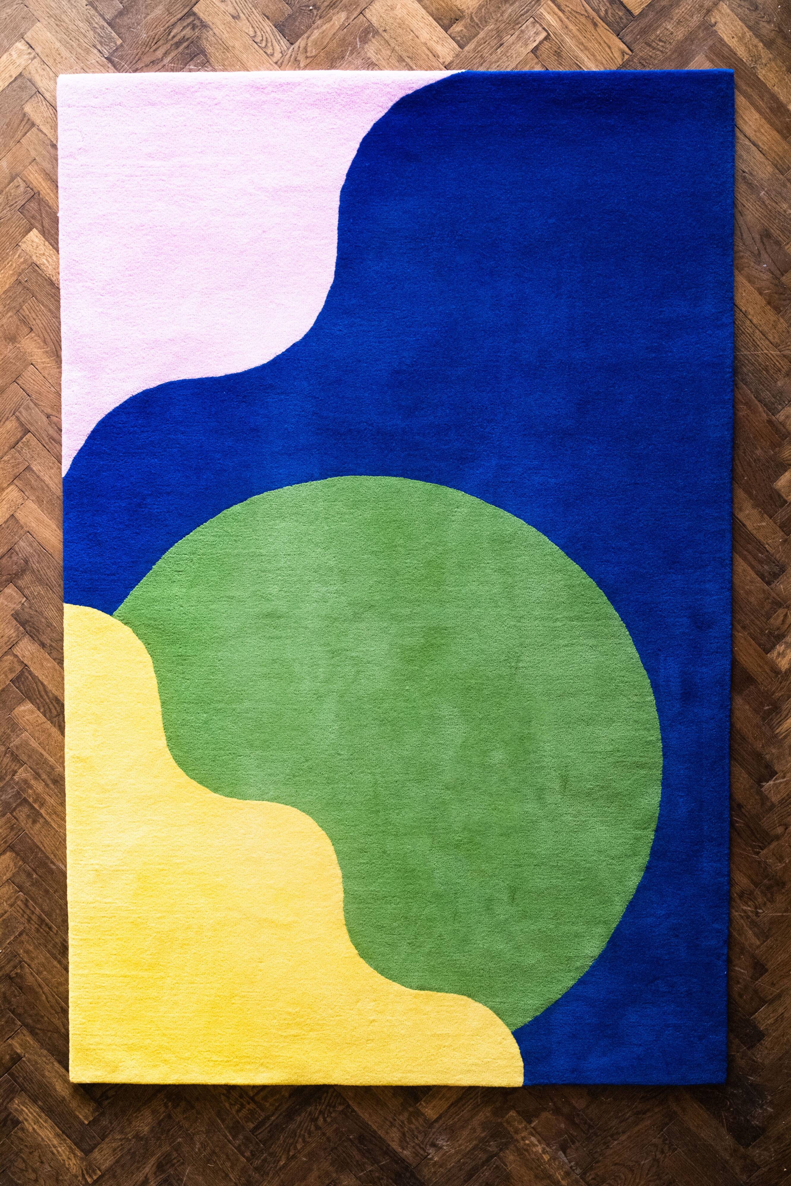 Tufted rug in wool Baywatch Handmade 140 x 210 cm