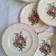 Flat plates Digoin Sarreguemines Model Loraine
