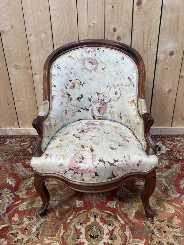 Fauteuil - Crapaud - Chauffeuse gondole Napoléon III