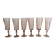 6 champagne flutes