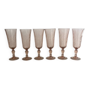 6 flûtes à champagne