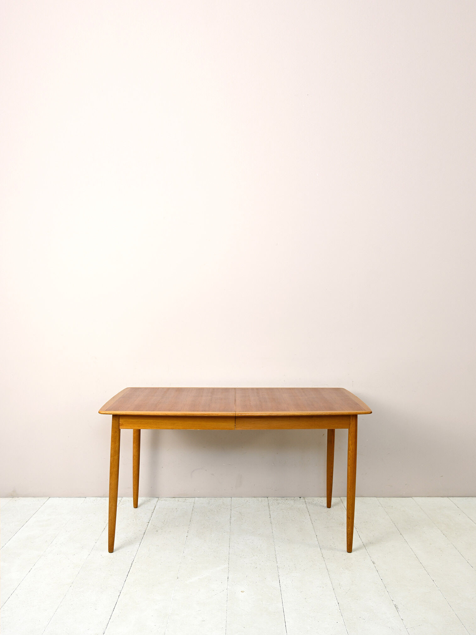 Vintage extendable teak and oak table