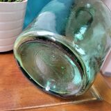 Turquoise green demijohn vase