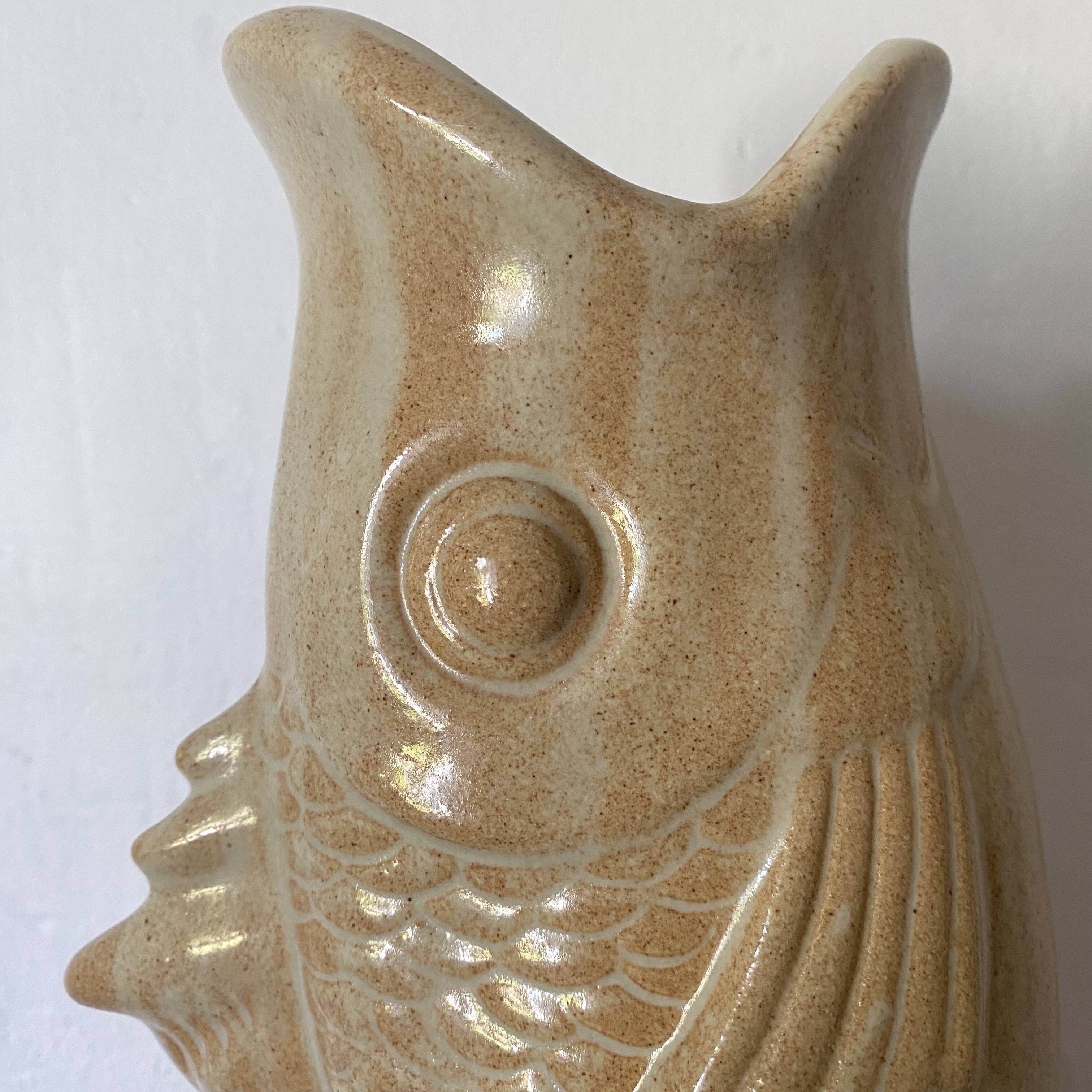 Zoomorphic fish vase