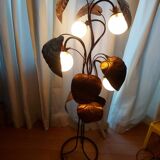 Floor lamp rhubarb leaf 70s