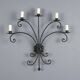 Wall sconce in wrought iron with 5 lights - Italy