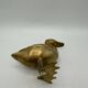 Vintage brass duck