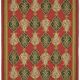 Handmade European Vintage Aubusson Kilim 272 cm x 346 cm