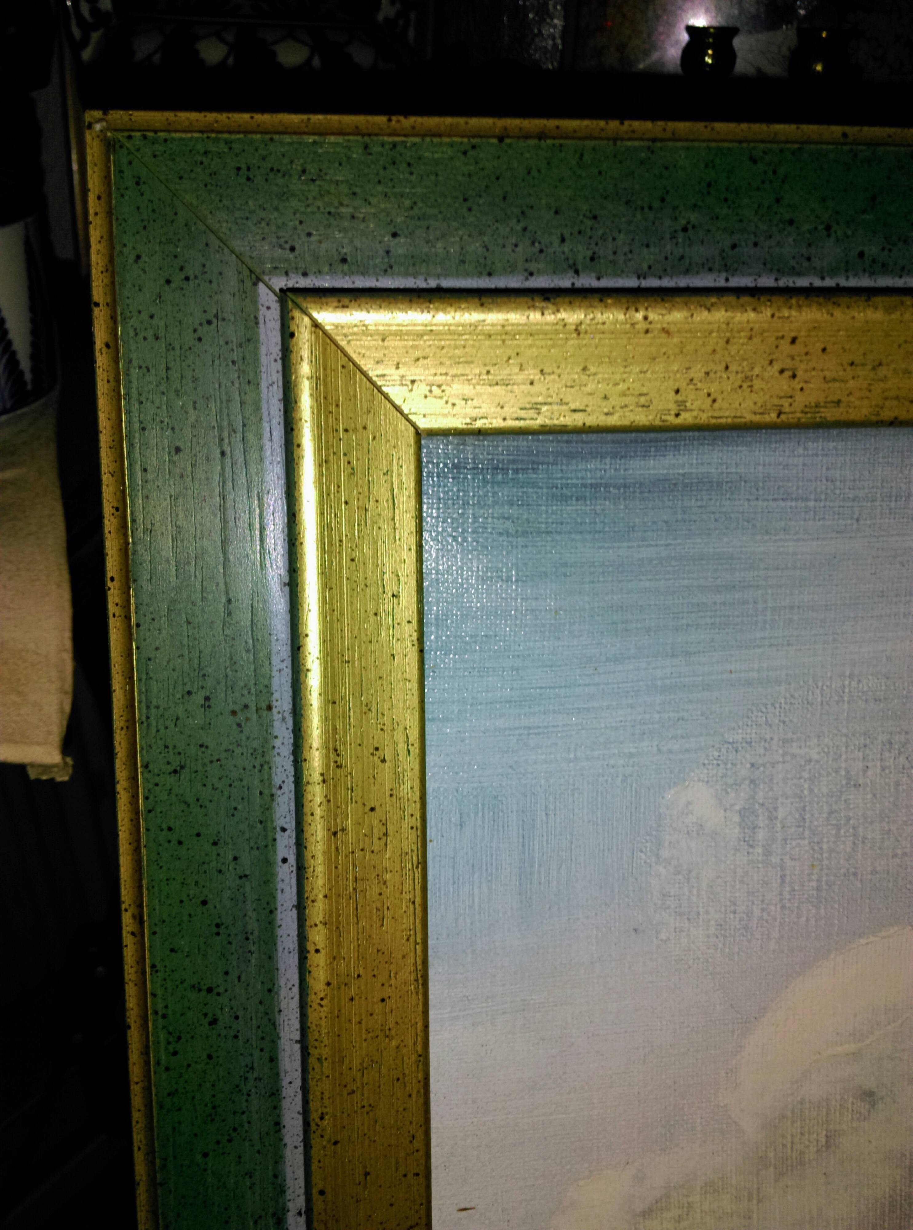 Oil on canvas signed (hardy)