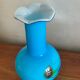 Soliflore collar vase in colored glass
