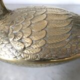 Trinket bowl brass duck