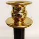 Candelabra "Dorothy Thorpe" in black lucite. USA 1960s.