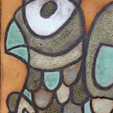 Carreau de céramique oiseau de roland zobel