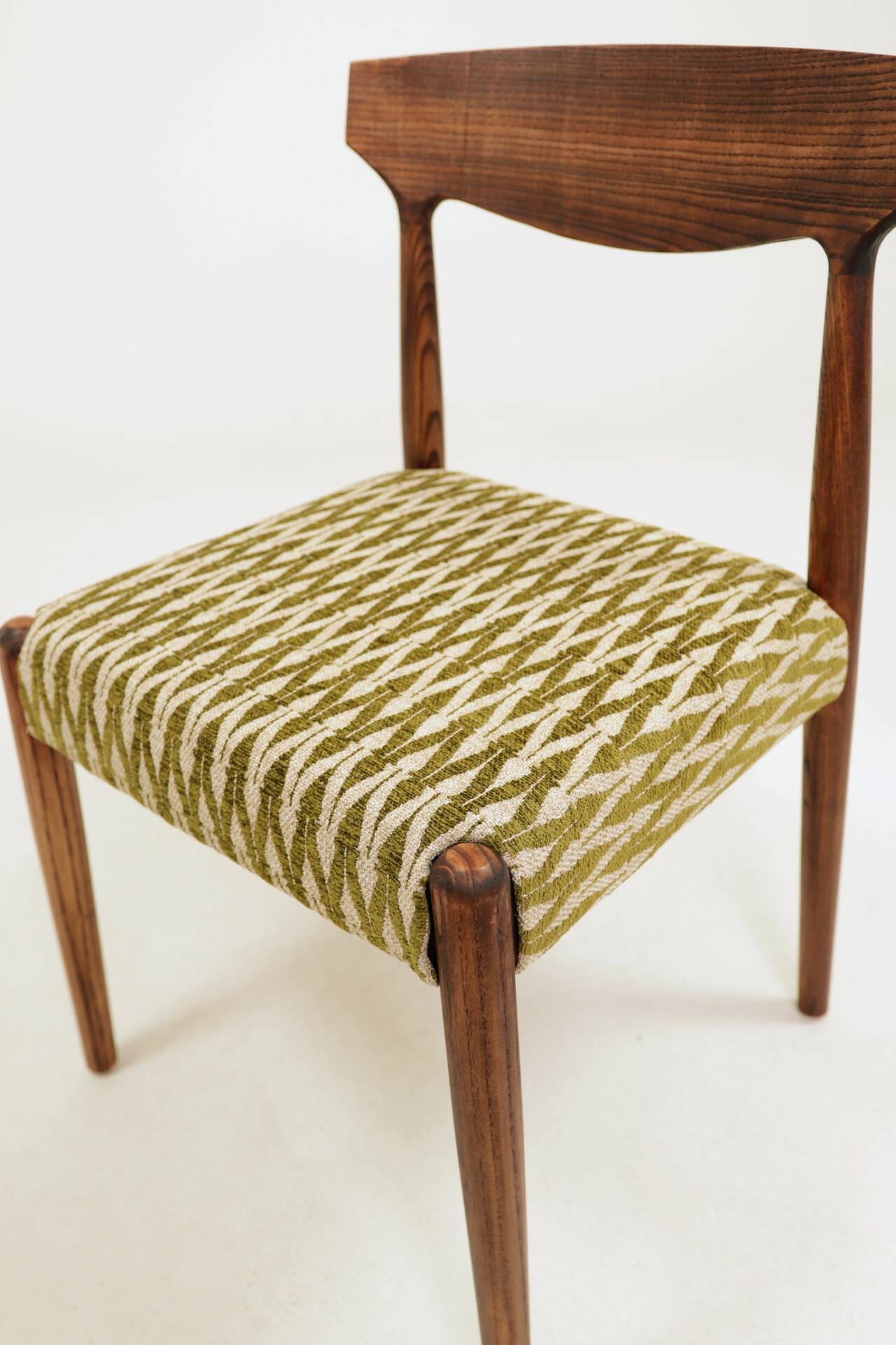 Dining chair set of 2 fiore green