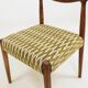 Dining chair set of 2 fiore green