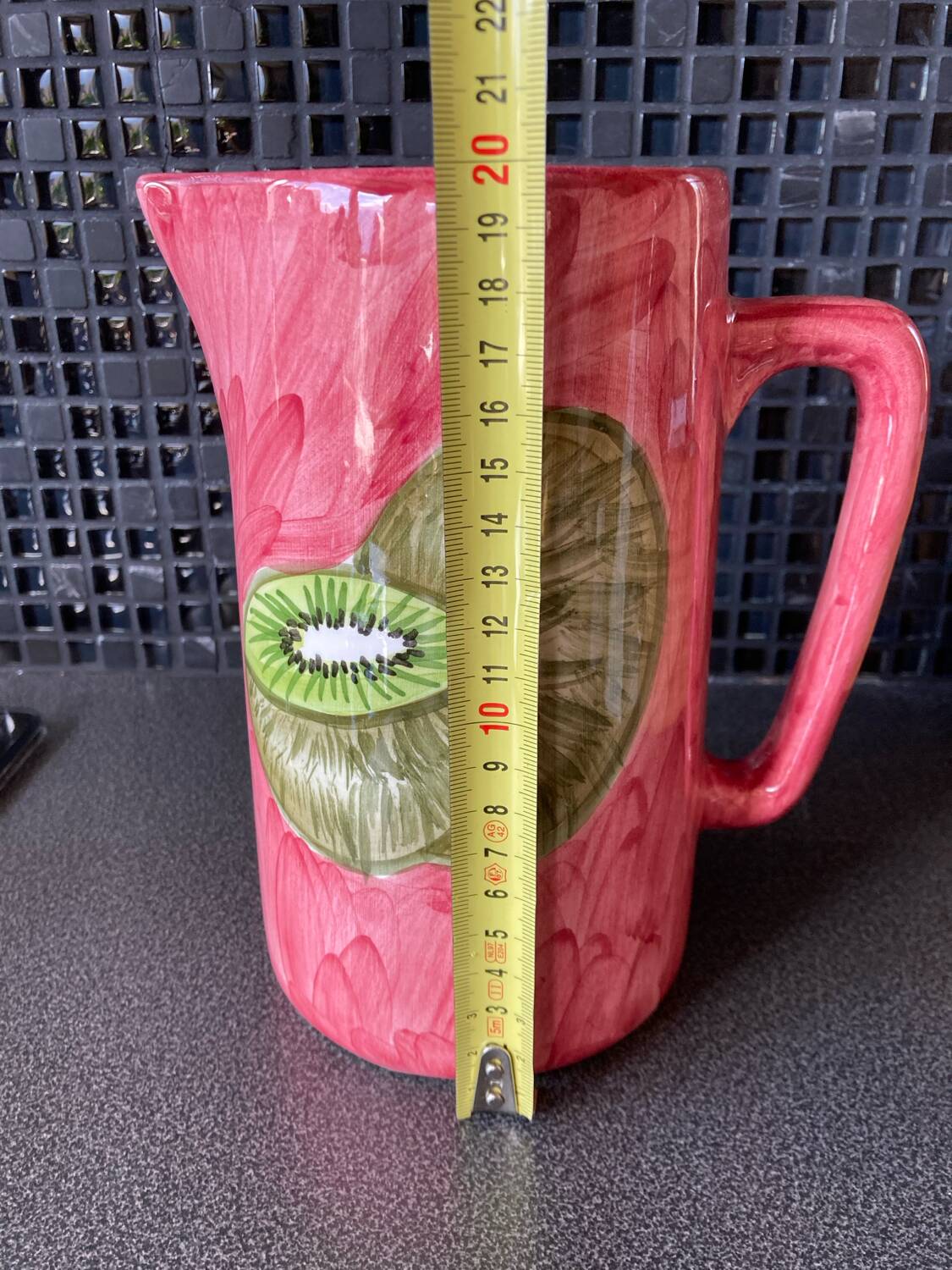 Pichet céramique fruit kiwi