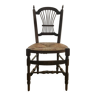 Chaise paillée ancienne style provençal