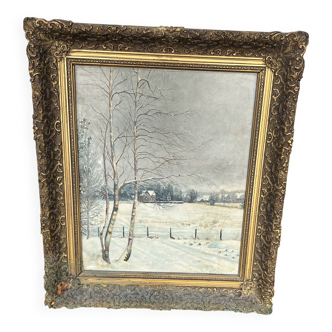 Tableau XIX Jacob Jackson - Winter Landscape with Birches