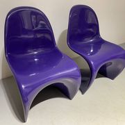Vintage chair in purple by Verner Panton for Bayer, 1960s