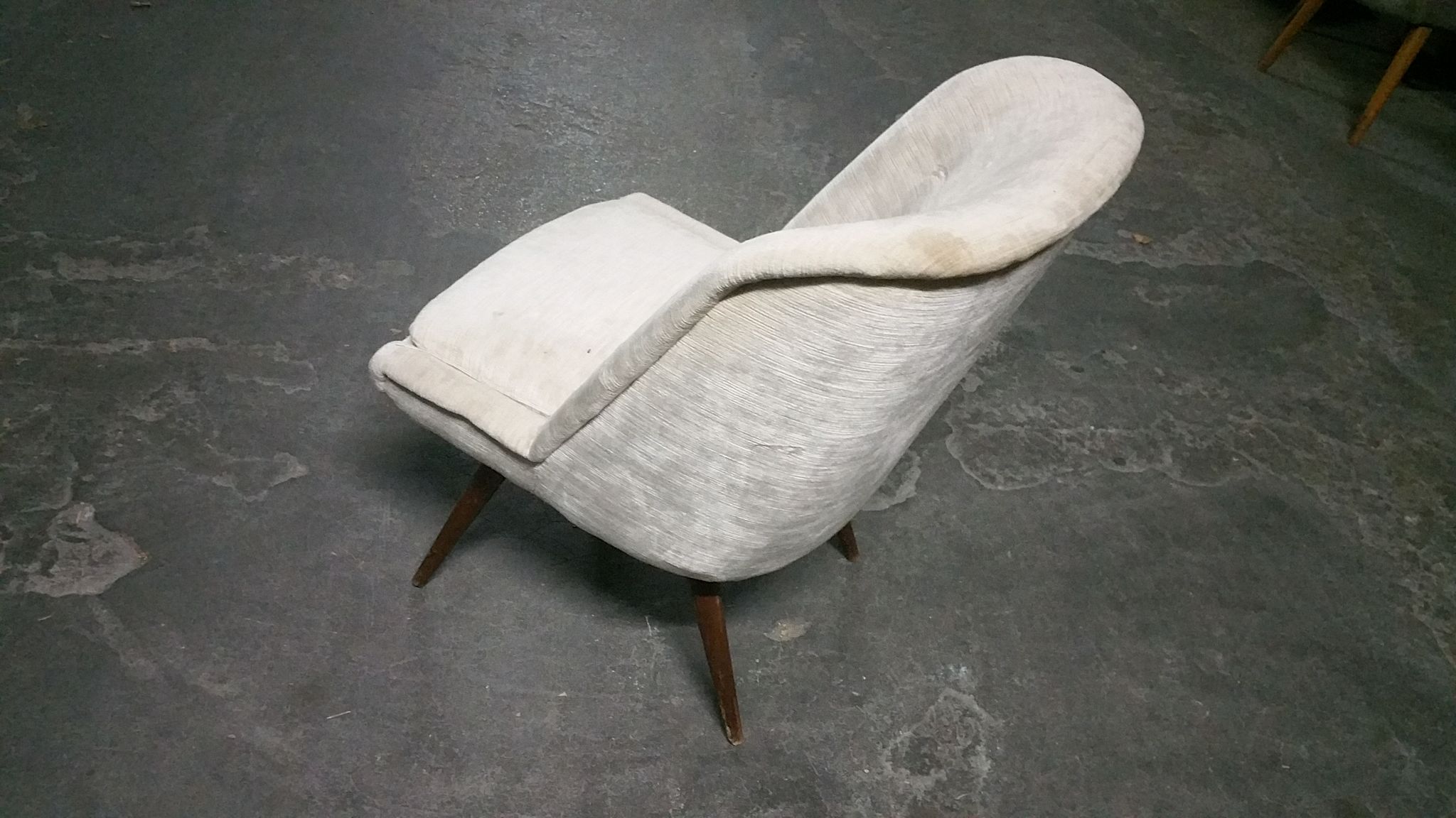 Fauteuil danois chauffeuse scandinave années 50/60