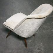 Fauteuil danois chauffeuse scandinave années 50/60