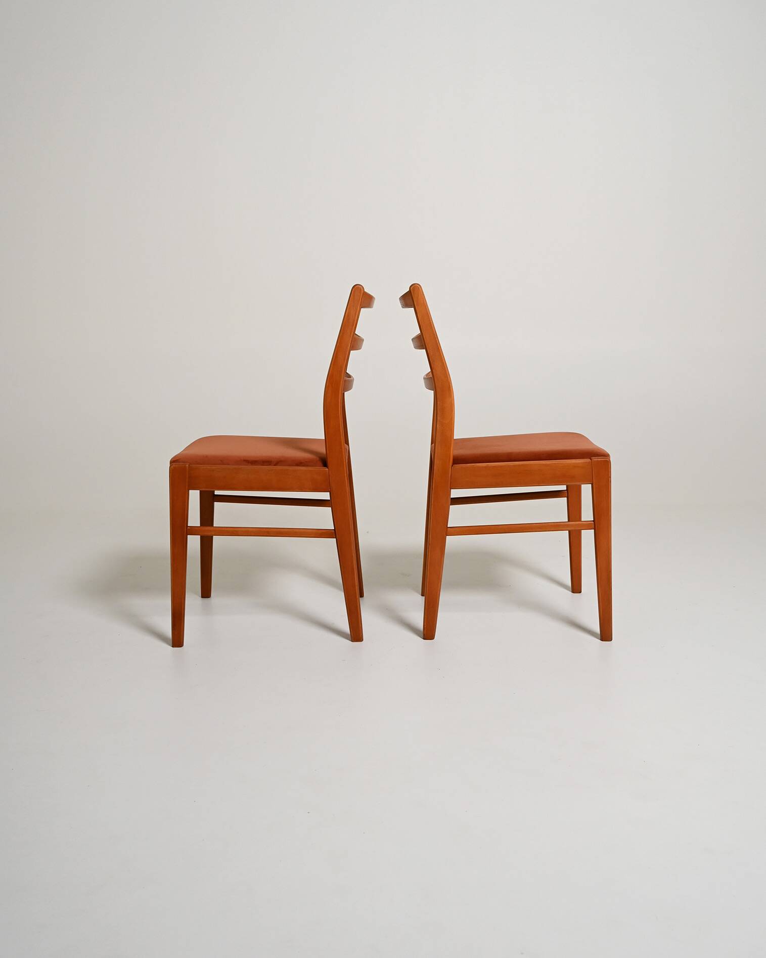 4 chaises de salle à manger scandinaves en teck