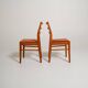 4 chaises de salle à manger scandinaves en teck