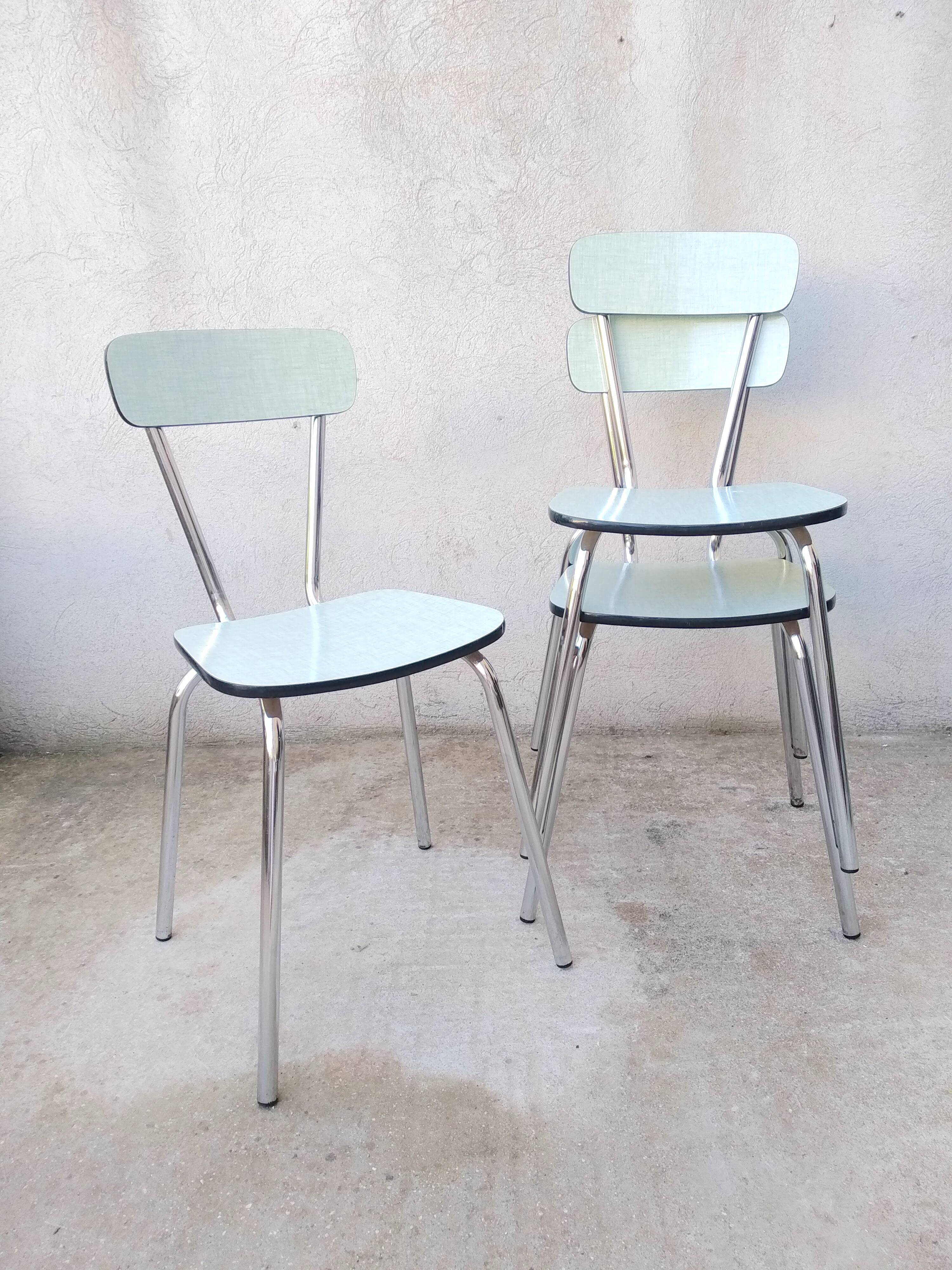 Set of 3 Formica chairs