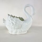 Cache-pot en céramique en forme de cygne, circa 1970