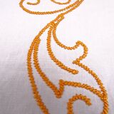 Doily or table path or center of table embroidered around 1970