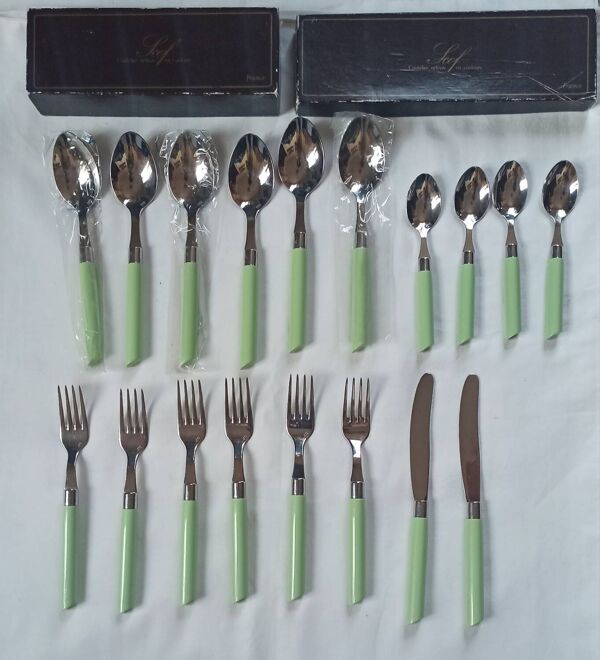 Couverts par André Verdier pour SCOF, France, Set de 18