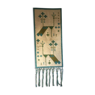 Swedish 1950’s woven wall hanging Rolakan