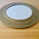Hammered brass mirror from the 70s, 28 cm