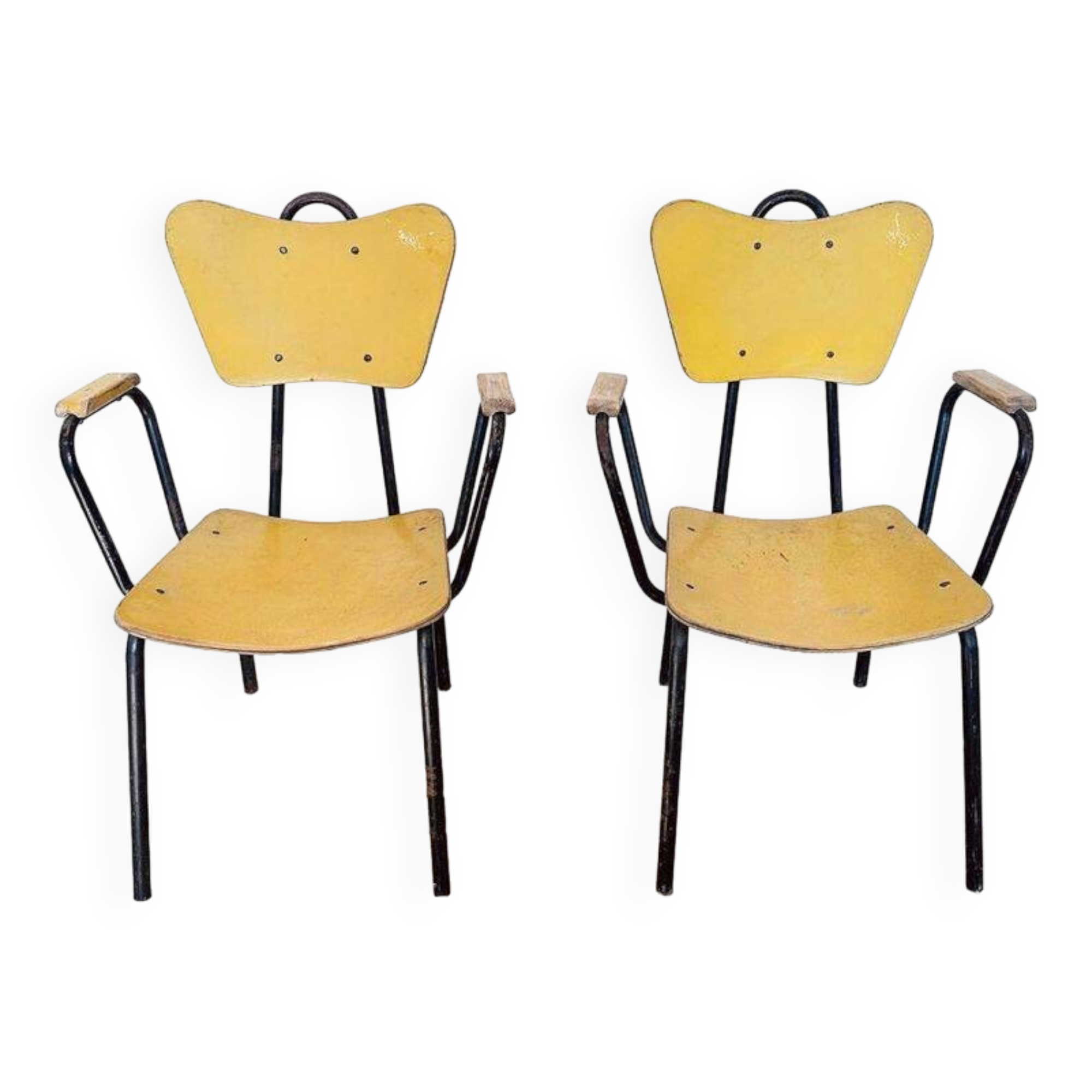 Paire de fauteuils années 50