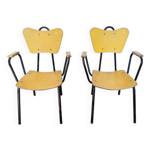 Paire de fauteuils années