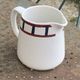 Pichet basque numeto 4 rayures bleues et bordeaux vintage