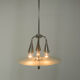 Art Deco Nickel-plated Chandelier, 1920s