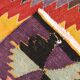 5x8 Red & Yellow Handmade Turkish Kilim Rug, 155x245Cm