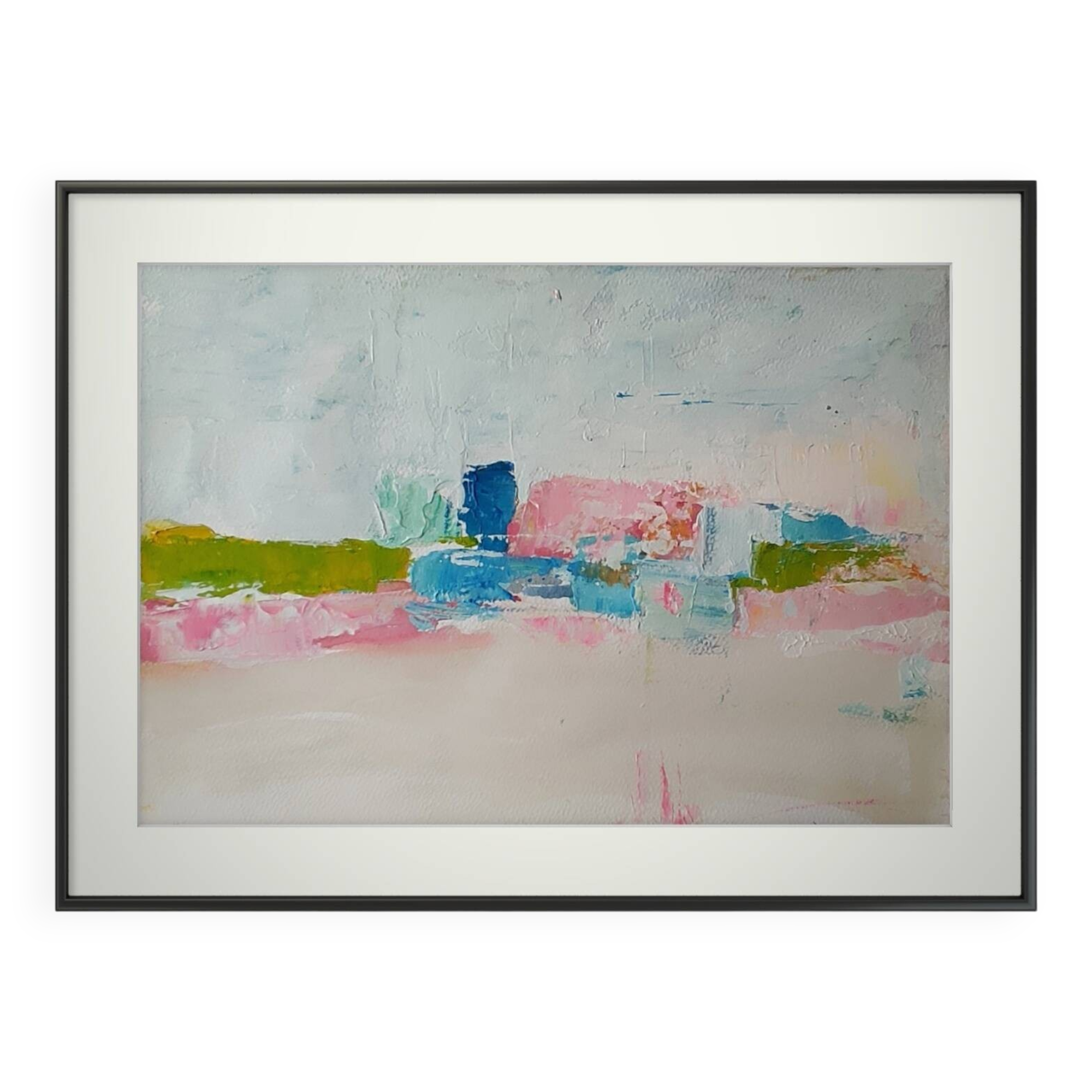 Abstract Mediterranean landscape